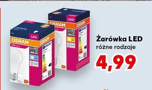 Żarówka LED różne rodzaje promocja w Kaufland