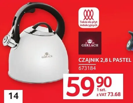 Czajnik 2,8 l Pastel promocja w Selgros