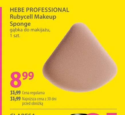 Gąbka do makijażu Rubycell Makeup Sponge Hebe Professional promocja w Hebe