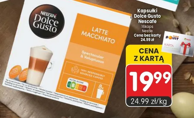 Kapsułki Dolce Gusto Latte Macchiato promocja w Market Point