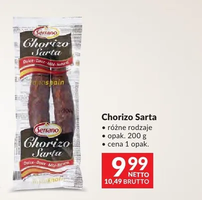 Chorizo Sarta Serrano promocja w Makro