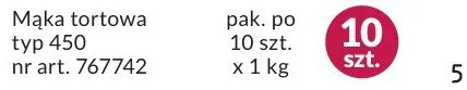 Mąka tortowa typ 450 promocja w Makro