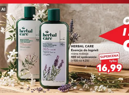 Esencja do kąpieli jaśmin Herbal Care promocja w Kaufland