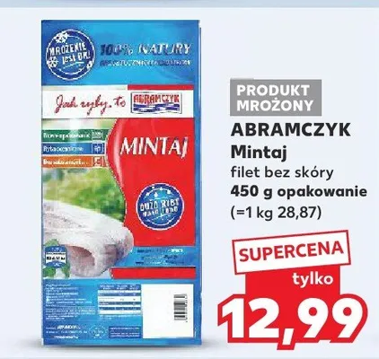 Mintaj filet bez skóry promocja w Kaufland