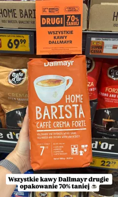 Kawa ziarnista Dallmayr Home Barista Caffè Crema Forte promocja w Biedronka