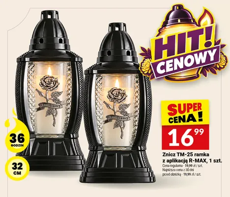 Znicz TM-25 ramka z aplikacją R-MAX promocja w Twój Market