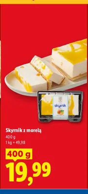 Skyrnik z morelą promocja w Lidl