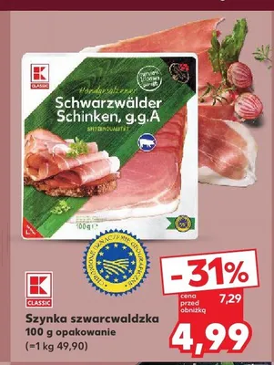 Szynka szwarclandzka K-Classic promocja w Kaufland