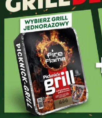 Grill jednorazowy Fire Flame Picknick promocja w Żabka