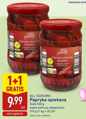 Papryka czerwona opiekana promocja w Aldi