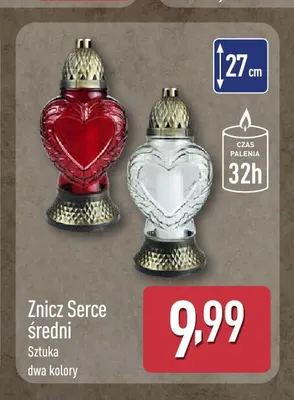 Znicz Serce średni promocja w Aldi