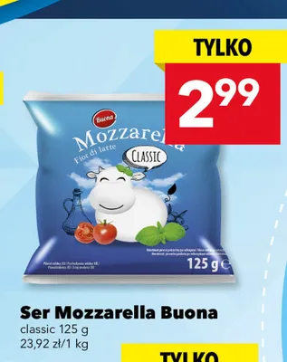 Ser Mozzarella Buona classic promocja w LEWIATAN