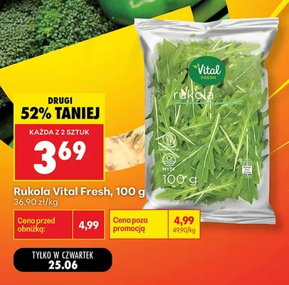 Rukola Vital Fresh promocja w Biedronka