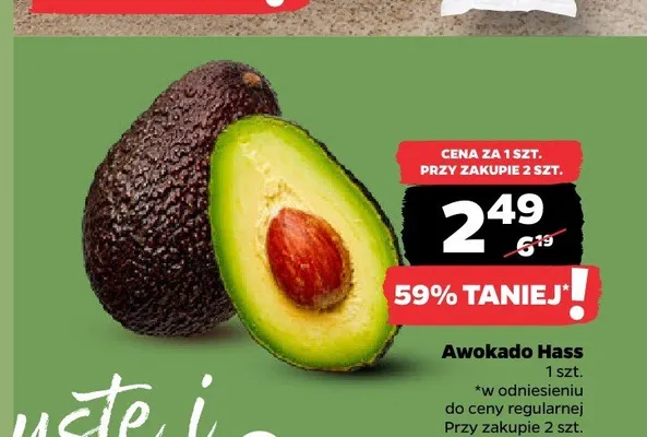 Awokado Hass promocja w Netto
