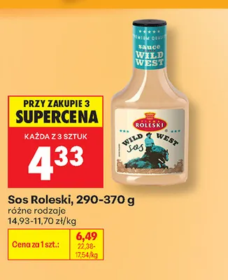 Sos Roleski promocja w Biedronka
