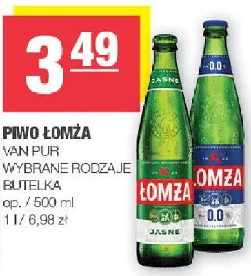 Piwo Łomża promocja w SPAR