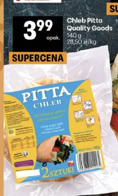 Chleb Pitta Quality Goods promocja w Delikatesy Centrum