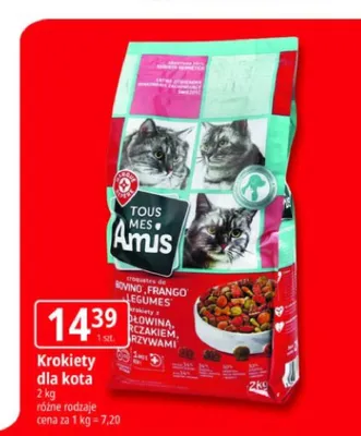Krokiety dla kota Tous Mes Amis promocja w Leclerc