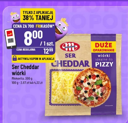 Ser Cheddar wiórki  promocja w POLOmarket