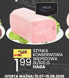Szynka Konserwowa Wieprzowa Haga promocja w Wafelek