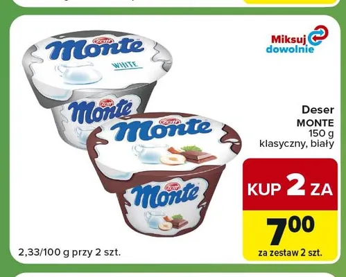 Deser Monte klasyczny promocja w Carrefour Express