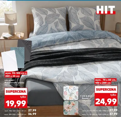 Prześcieradło gumka promocja w Kaufland