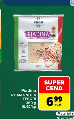 Piadina Romagnola Tesori promocja w Carrefour Market