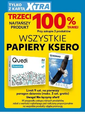 Papiery ksero promocja w Kaufland