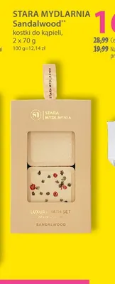 Kostki do kąpieli Sandalwood 2-pak Stara Mydlarnia promocja w Hebe