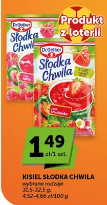 Kisiel Dr. Oetker Słodka Chwila smak truskawka promocja w Groszek