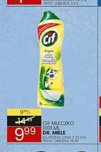 Mleczko do czyszczenia Cif promocja w Wafelek