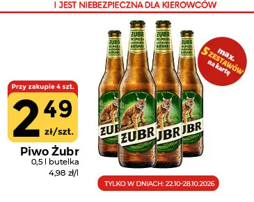 Piwo Żubr promocja w Społem Częstochowa