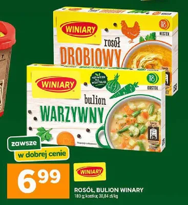Rosół, bulion warzywny promocja w Stokrotka