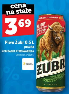 Piwo Żubr promocja w TOPAZ
