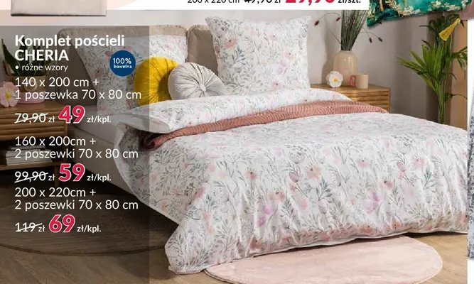 Komplet pościeli CHERIA 160x200 cm promocja w Salony Agata