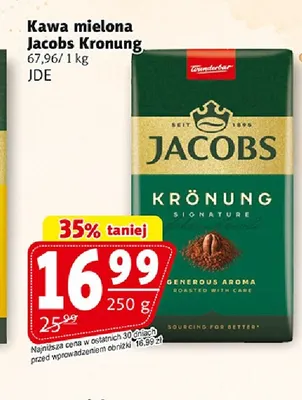 Kawa mielona Jacobs Krönung promocja w Prim Market