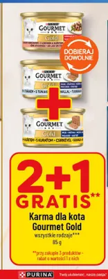 Karma dla kota Gourmet Gold promocja w POLOmarket