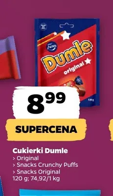 Cukierki Dumle Snacks Crunchy Puffs promocja w Netto
