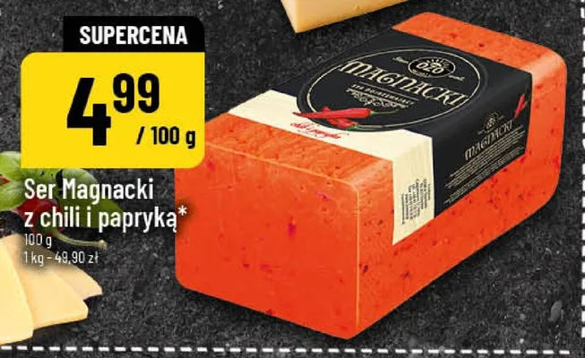 Ser Magnacki z chili i papryką promocja w POLOmarket