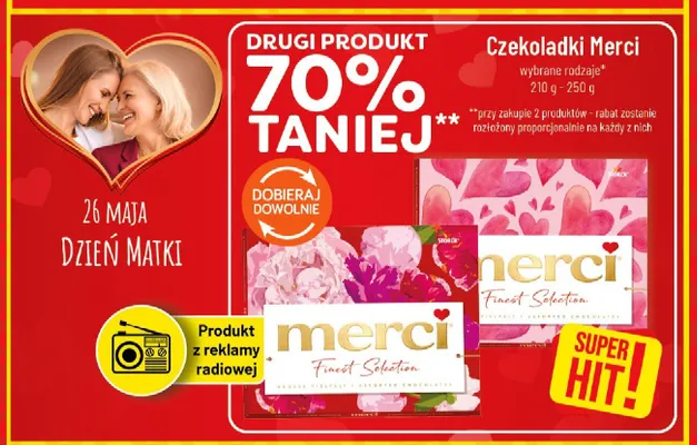 Czekoladki Merci Finest Selection promocja w POLOmarket