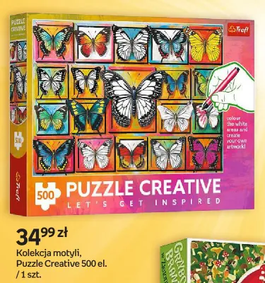 Puzzle Creative Kolekcja motyli Trefl 500 el. promocja w Empik