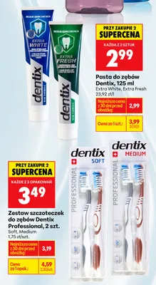 Zestaw szczoteczek do zębów Professional Medium promocja w Biedronka