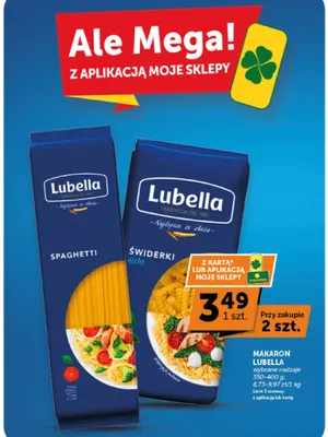 Makaron Lubella świderki promocja w ABC