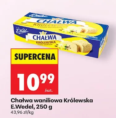 Chałwa waniliowa Królewska promocja w Biedronka
