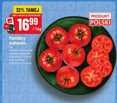 Pomidory malinowe promocja w POLOmarket