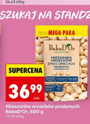 Mieszanka orzechów prażonych BakaD'Or promocja w Biedronka
