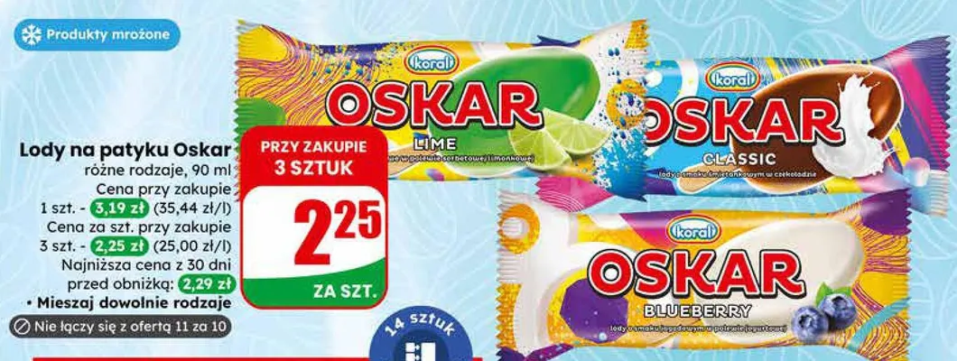 Lody na patyku Classic promocja w Dino