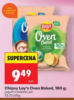 Chipsy Lay's Oven Baked solone promocja w Biedronka