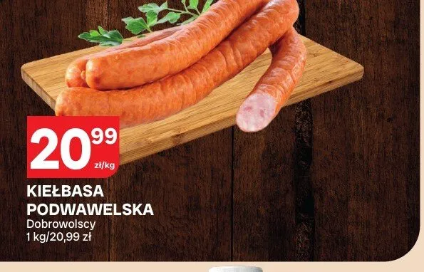 Kiełbasa podwawelska Dobrowolscy promocja w Chorten