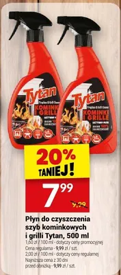 Płyn do czyszczenia szyb kominkowych i grilli Tytan 500ml promocja w Twój Market